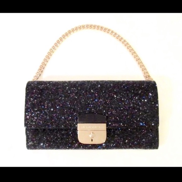 kate spade Handbags - Kate Spade Sunset Lane Milou Glitter Clutch NWT